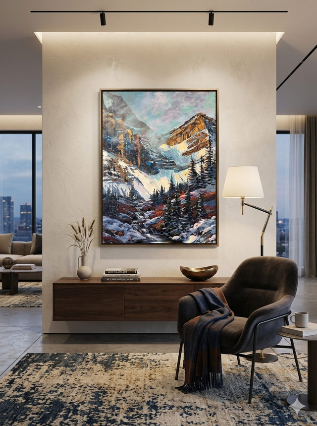 "Moraine Lake" by Teresa Grasby, 40" x 60", $3,000.00