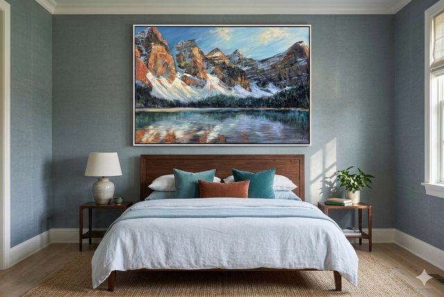 "Castle in the Sky" by Teresa Grasby, 30" x 60", $2,700.00