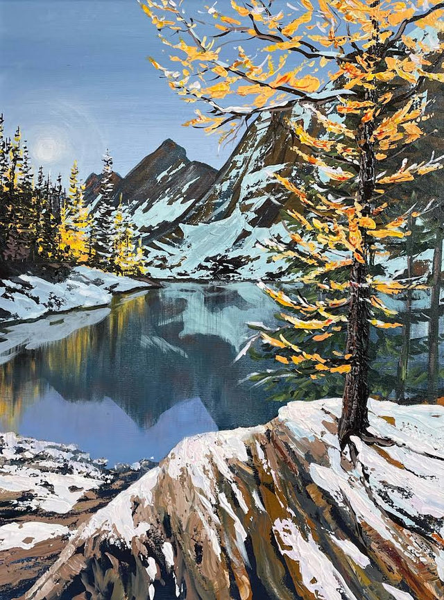 "Floe Lake Larch"   16" x 30"