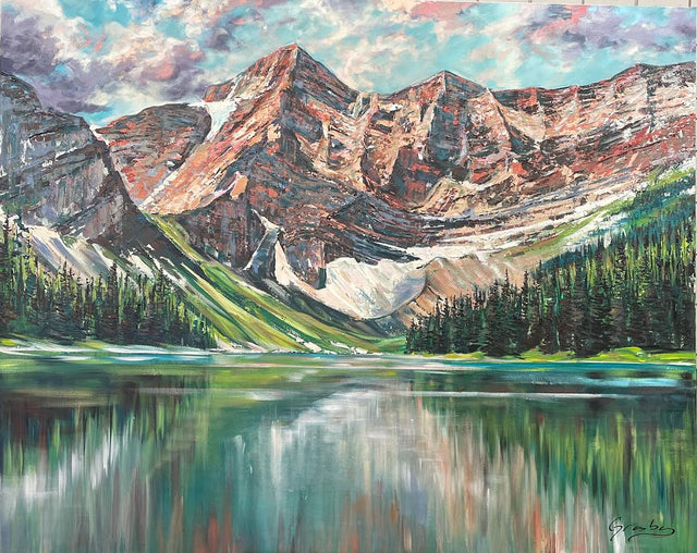 "Rawson Lake Reflection" 48"x60"