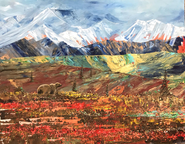 "Bears Big Day"   48" x 60"