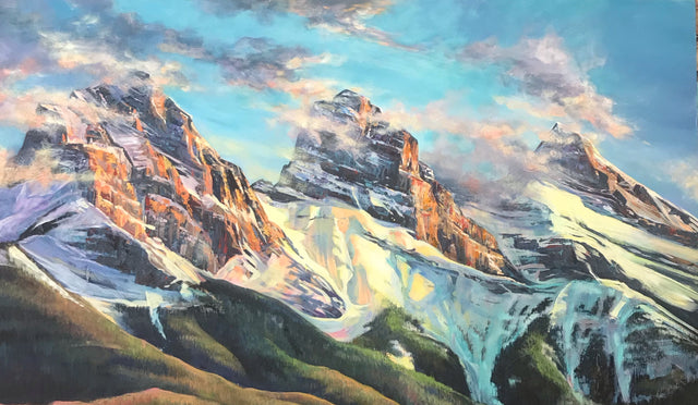 The Sisters - 36x60 Original Acrylic Painting by Teresa Grasby