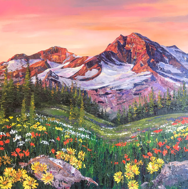 "Alpine Song" 24" x 24"