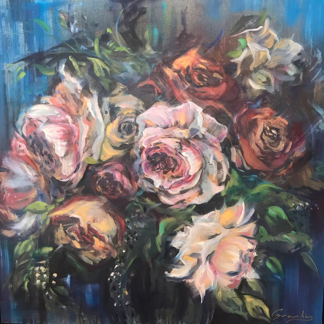 "Rose Romance" 36" x 36"