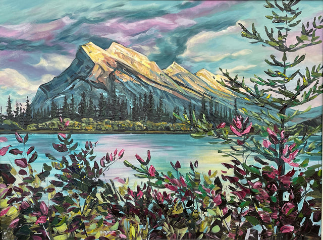 "Mount Rundle Majesty" 30" x 40"